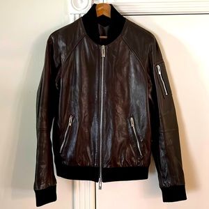 Rogue Leather Bomber Jacket